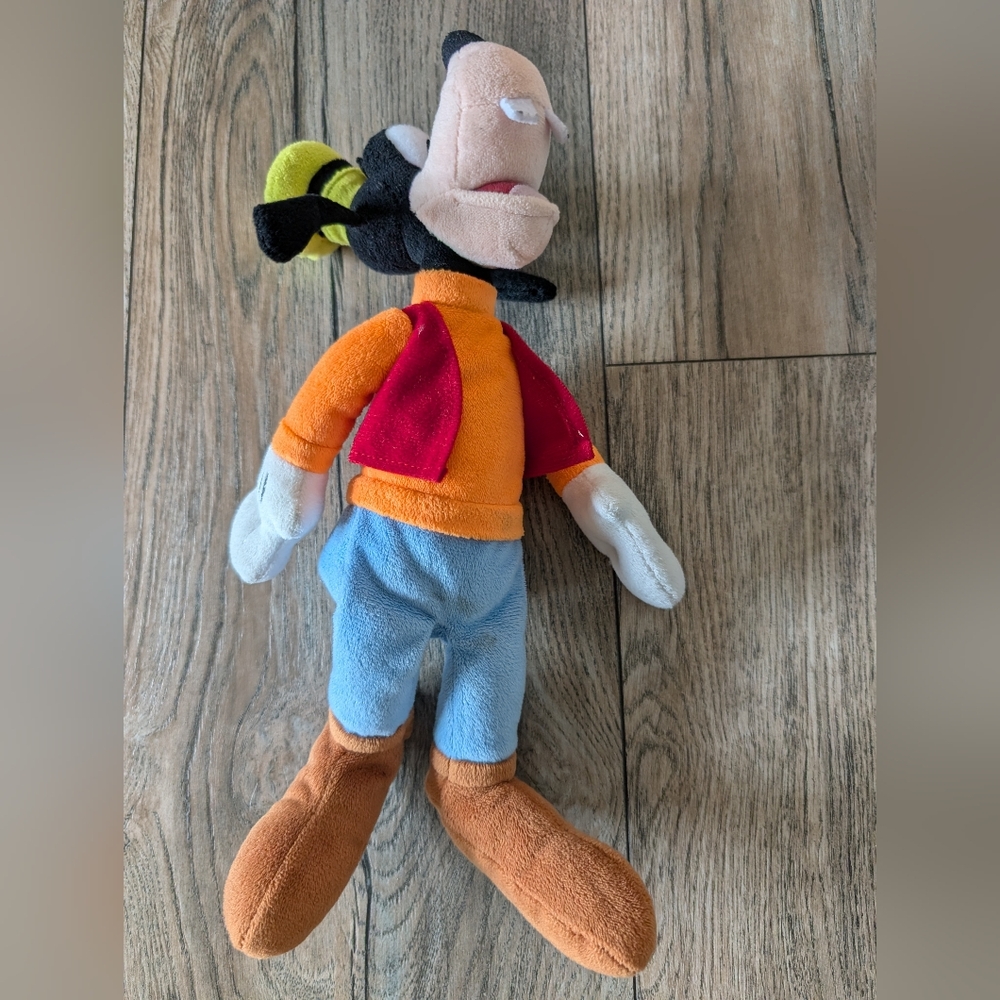 DISNEY Mickey and Goofy Plush Set Black Red Yellow Orange Blue - Picture 6 of 9